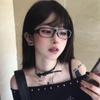 Y2K  Anime Crying Dripping Tears Glasses Unisex Black Eyeglass Frame Retro Kawaii  Halloween Cosplay Accessories