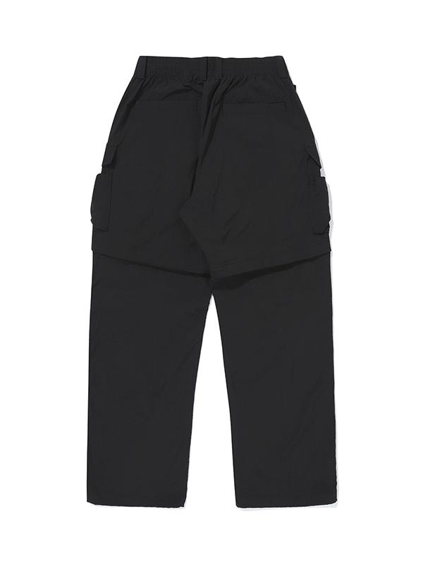 BBC EARTH [Lucas] Convertible String Cargo Pants_Black