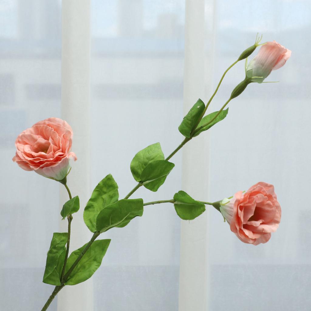 3-Head moisturizing Platycodon flower simulation flower European-style home furnishing living room ornament fake flower