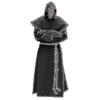 S-5xl Renaissance Monk Clergy Habit Scapular Friar Costume Religious Saint Gown Robe Men Priest Hood Cowl Halloween Outfit