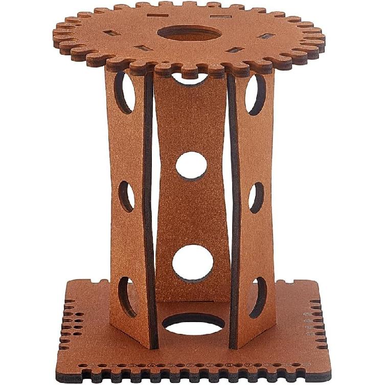 FINGERINSPIRE Wood Kumihimo Braiding Disk Set 32 Slot Kumihimo Kit Desktop Kumihimo Bracelet Knitting Disk DIY Hand Rope Braiding Disk Peru Wood