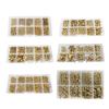 Metal Nut Set Brass Threaded Insert Nut Set Essential Fasteners Heat Resistant Nut Set Gift for Engineers & Hobbyists