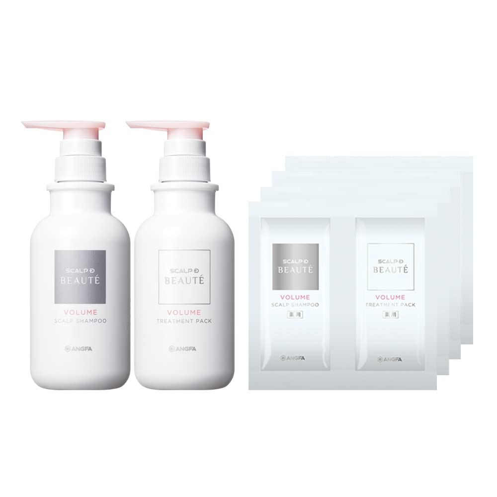 

Пробный набор шампуня для волос Scalp D Beaute Volume Set x 4 порции [бонус включен] (Лекарственный набор) +