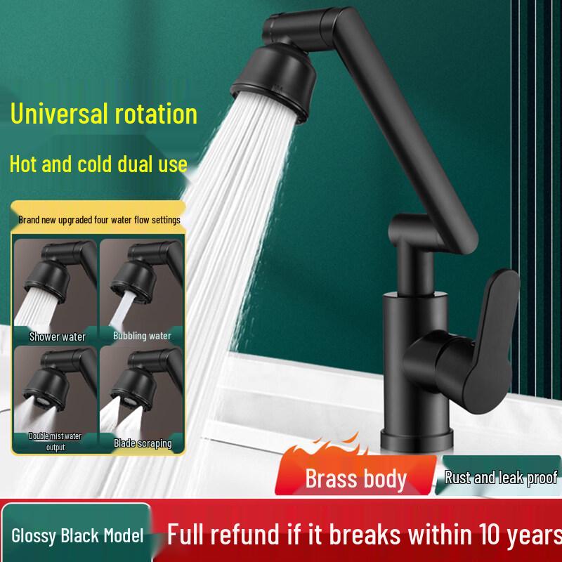 Yiceng Wall-Mounted Mechanical Arm Bathroom Faucet