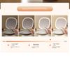 Foldable LED Makeup Mirror Adjustable Touch Control Vanity Mirror with Lights Non-slip Base Dimmable Lighted Desktop Mirrors