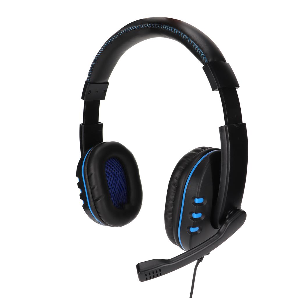 3.5mm Gaming Headset Stereo Noise Cancelling Wired Volume Mute Control Game Headphone with Mic for PC Laptop Cellphone