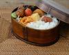 Magewappa Bento 18cm x x Lacquer Brown j-kitchens Box, 13.5cm 6.8cm, 700ml,