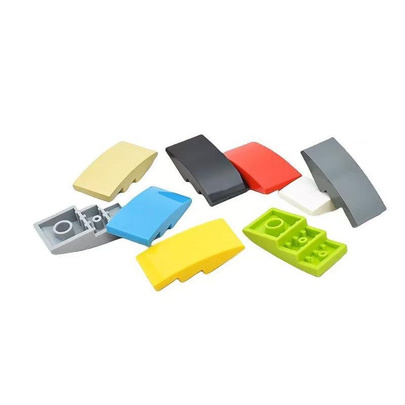 

50g / 36Pcs 93606 Curved 4x2 Building Blocks Kit Slope Learning House Blocks Particle Puzzle Idea Playthings Children Birthday Gifts 50g--36PCS