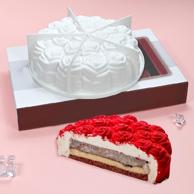 Bloomings Flower Silicone Molds Fondants Chocolate Molds DIY Mousse Cake Molds