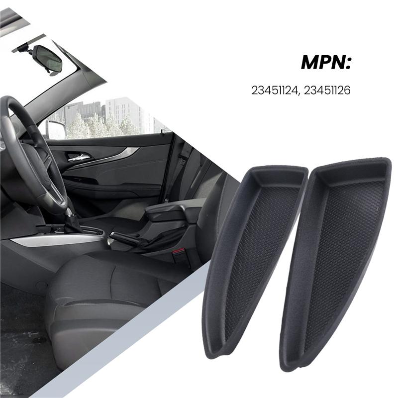 23451124 23451126 For  Malibu 2016 2017 2018 2PCS Car Rear Door Switch Bezel Cap Bolt Cover Door Slot Gasket-M53K