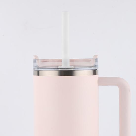 1 Set Silicone Straw Universal Heat Resistant Long Straws Durable Reusable Straw Nozzle for 30oz And 40oz Cups