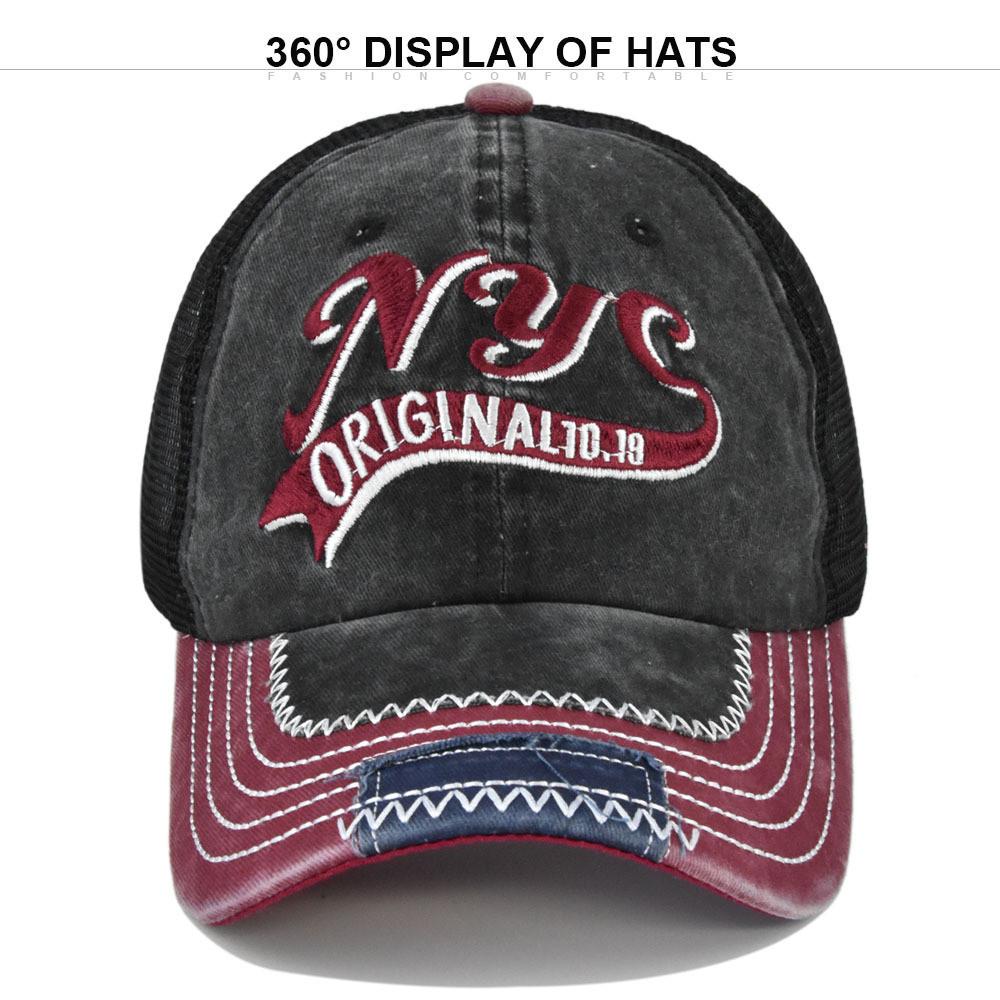 Duck Tongue Hat 3d Letter Embroidered Baseball Hat Sun Shaded Breathable Cool