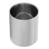 Stainless Steel Pencil Cup Holder Desk Organizer Flower Vases Pen Makeup Brush Container