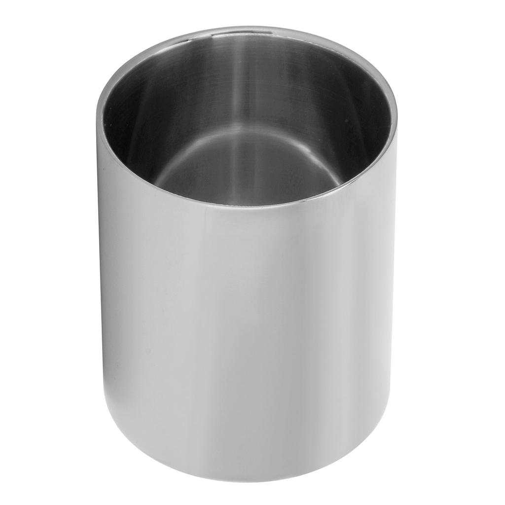 Stainless Steel Pencil Cup Holder Desk Organizer Flower Vases Pen Makeup Brush Container