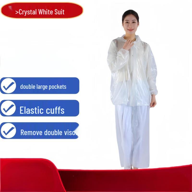 OIMG Women s Thickened Two-Piece Rain Suit