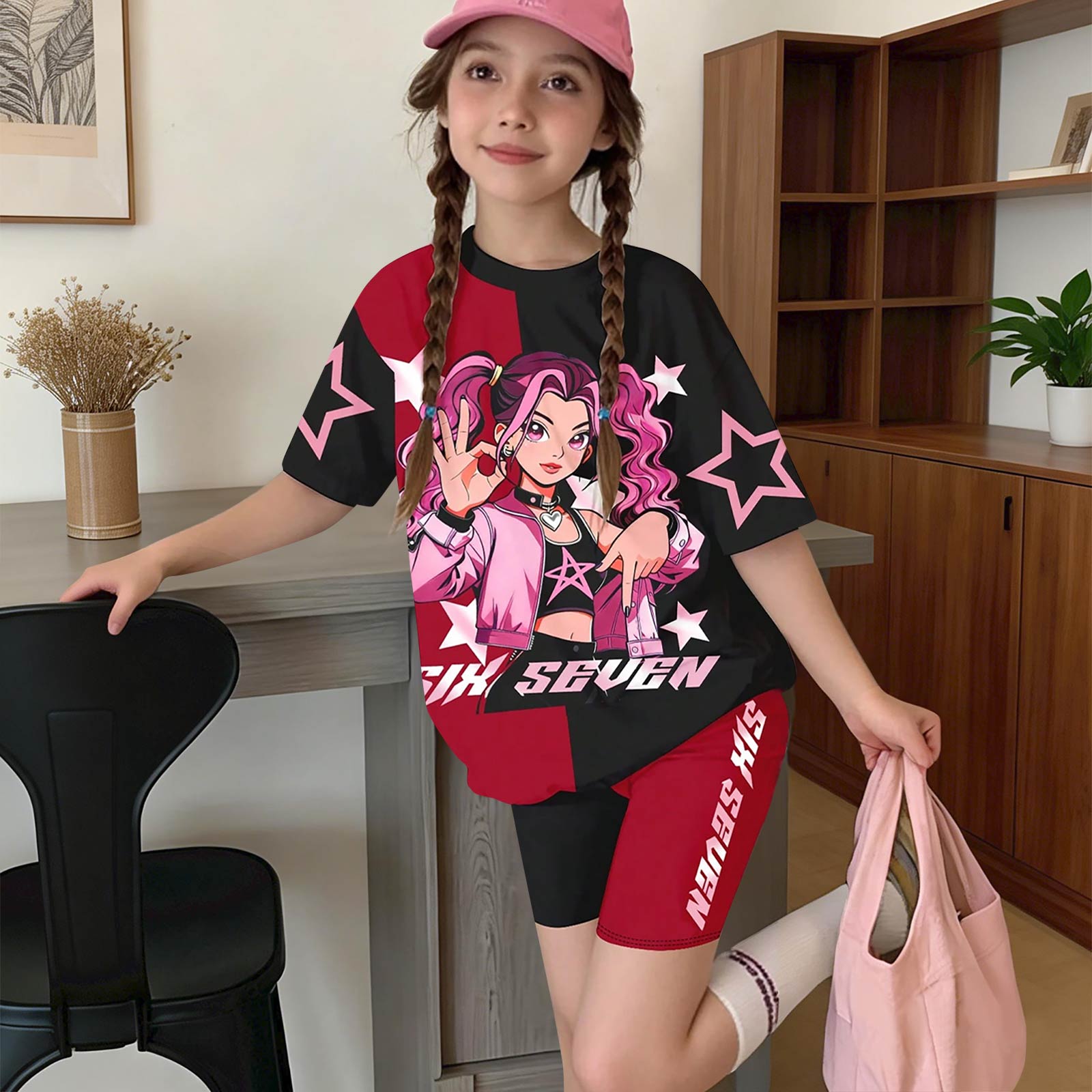 

Infant Newborn Baby Girls Boys Loose Print T-shirt+Pants Print Outfits Set 160