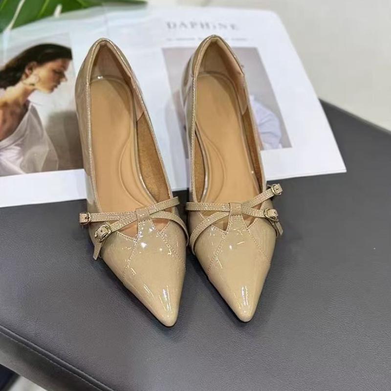 Women Pointed Toe Heeled Shoes Sexy Dress Party Sandals New Designer 2025 Summer Shoes Brand Elegant Woman Pumps Zapatos Mujer