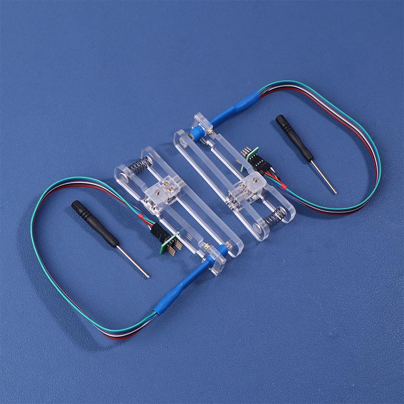 1set Download Cable No Disassembly Chip Ultra Long Spring Clip Burning Needle Burning Writing Cable