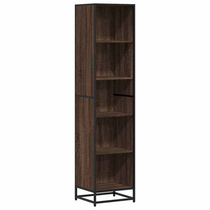 VidaXL Bookcase Brown Oak 40x35x170.5 Cm Engineered Wood, Bookcase, Room Divider, Separator, Cabinet of 849143