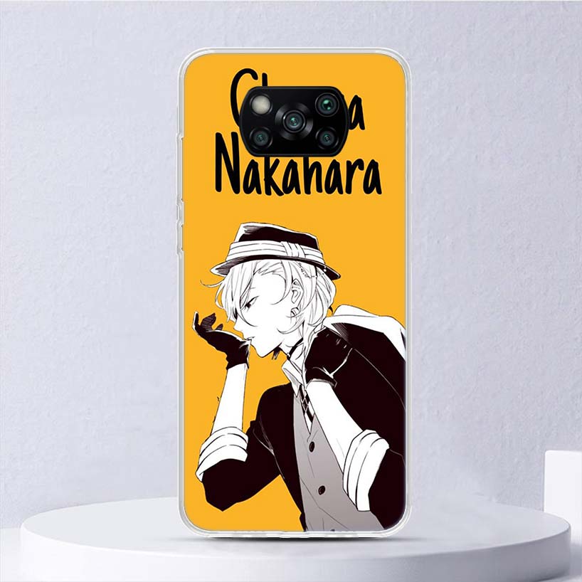 Bungo Stray Dogs Nakahara Chuuya Soft Case For Xiaomi Poco X7 X6 X5 X4 X3 Nfc F7 Ultra F6 F5 Pro Phone Cover F4 Gt F3 M5S M4 M3