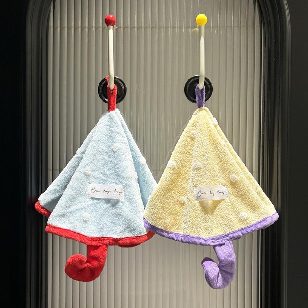 

Small Umbrella Hand Towel Tableware Cleaning Hanging Towel New Small Towels жовтий