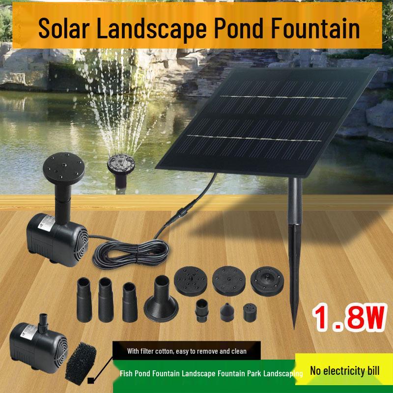 E-Commerce 1,4W Solarbrunnenpumpe Harz-Zubehör, 300G