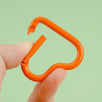 Heart Carabiner Keychain Accessories Heart Keyring DD-13059