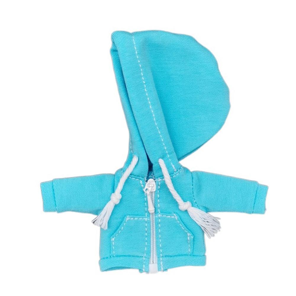 

Пальто для куклы Ob11 ручной работы, куртка на молнии, одежда для куклы, детский подарок, худи Obitsu11 1/12 Bjd синий