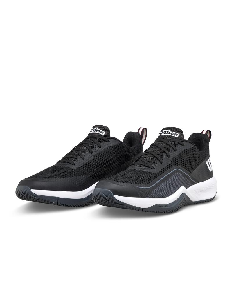Wilson RUSH PRO LITE Tennis Size cm Men's Shoes, Black/Ebony/White, E, 27.0