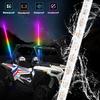 2PCS 1.8FT LED Whip Light Universal RGB LED Flagpole Lamp Colorful Antenna Driving Decorative Light For Car SUV ATV UTV RZR 12V