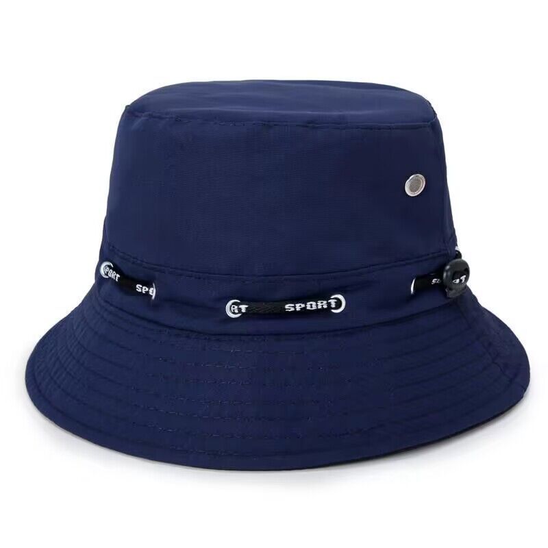 Твердая регулируемая шляпа-ведро для мужчин и женщин, летняя складная шляпа для рыбалки с веревкой, солнцезащитный панама для рыбалки, солнцезащитная кепка