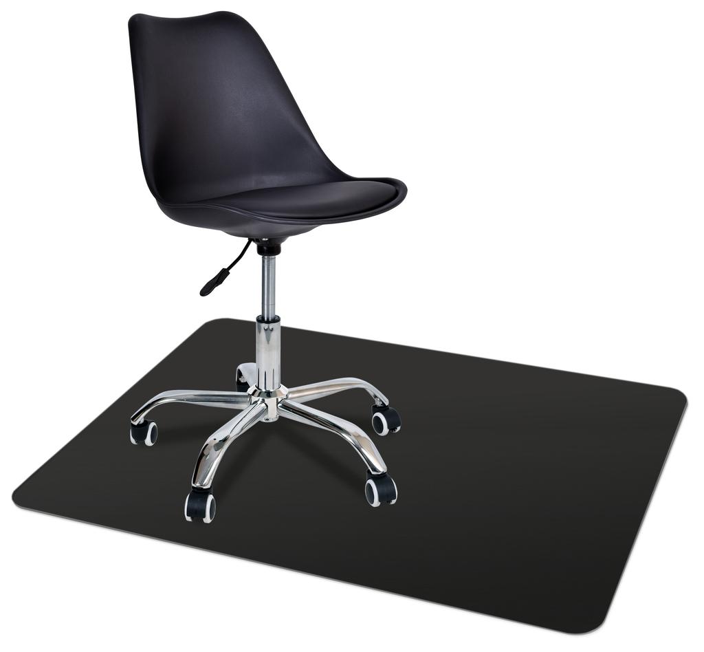 Mata Ochronna Pod Fotel 140X100 Cm 0,5 Mm Czarna