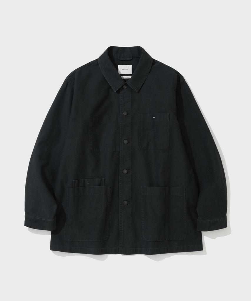 Shirter Oversized French Moleskin Jacket (Black)