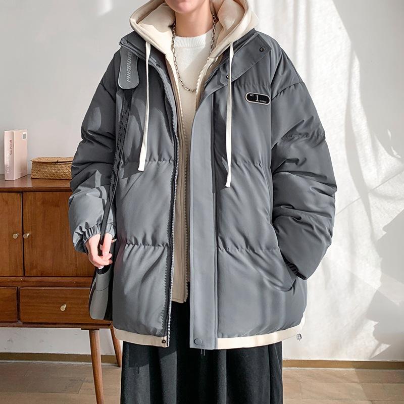 Herren- und Damen-Gleicher Wintertrend Locker Verdickt Baumwollgepolsterte Kleidung Brot-Kleidung Paar Baumwollgepolsterte Jacken