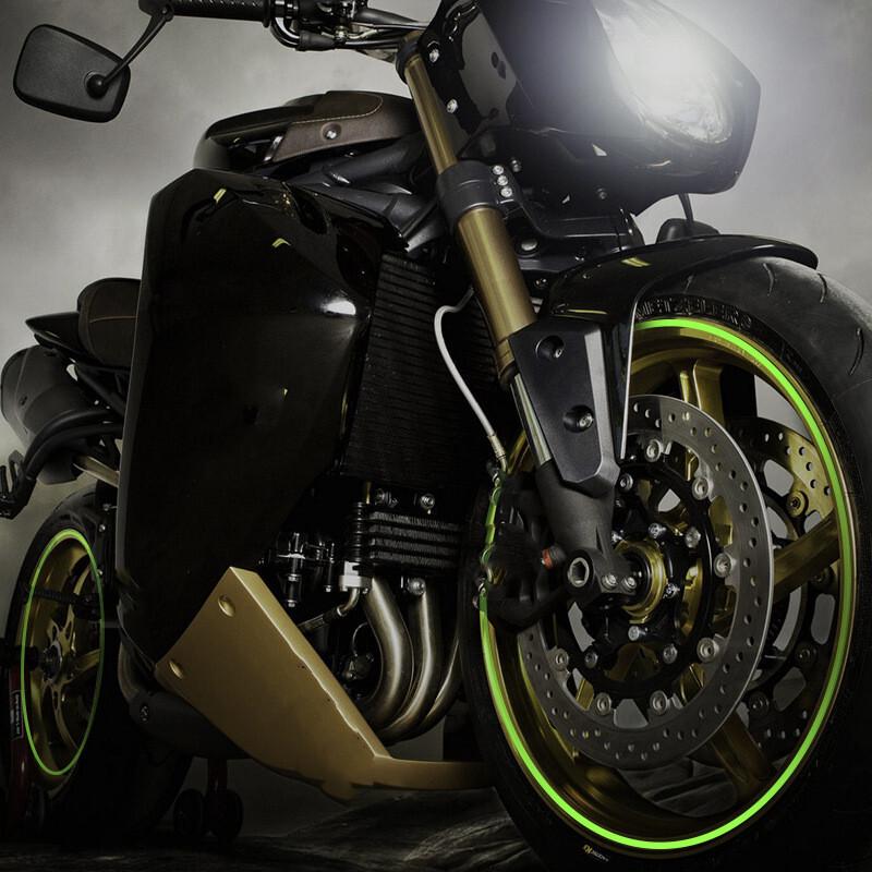 16/17/18/19" Reflective Rims Tape/Wheel Rim Decal Stripes Sticker Glowing Trim M