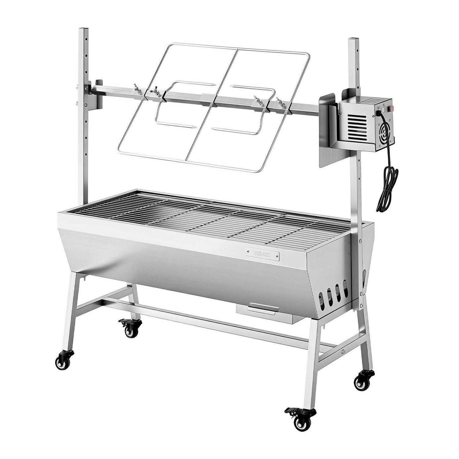 Rotisserie Grill, 38W BBQ Outdoor Pig