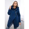 Hooded Sports Fleece Sweatshirt Casual Long-sleeved Zipper Jacket Women's Plus-size Solid Color Jacket