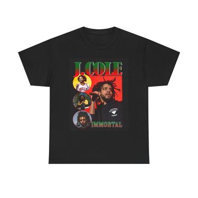 J Cole Graphic T Shirt Vintage Immortal Retro Unisex Heavy Cotton Tee Unisex T-Shirt