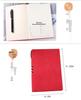 Multifunctional A5/B5 Loose-leaf Zipper Notebook with 8-Digit Calculator & Account Book