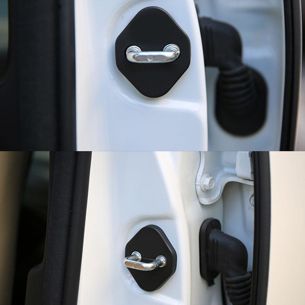 4pcs/set Car Sticker Anti Rust Water Proof Door Lock Keys Key Protection Buckle For Nissan X-Trail 2021 2022