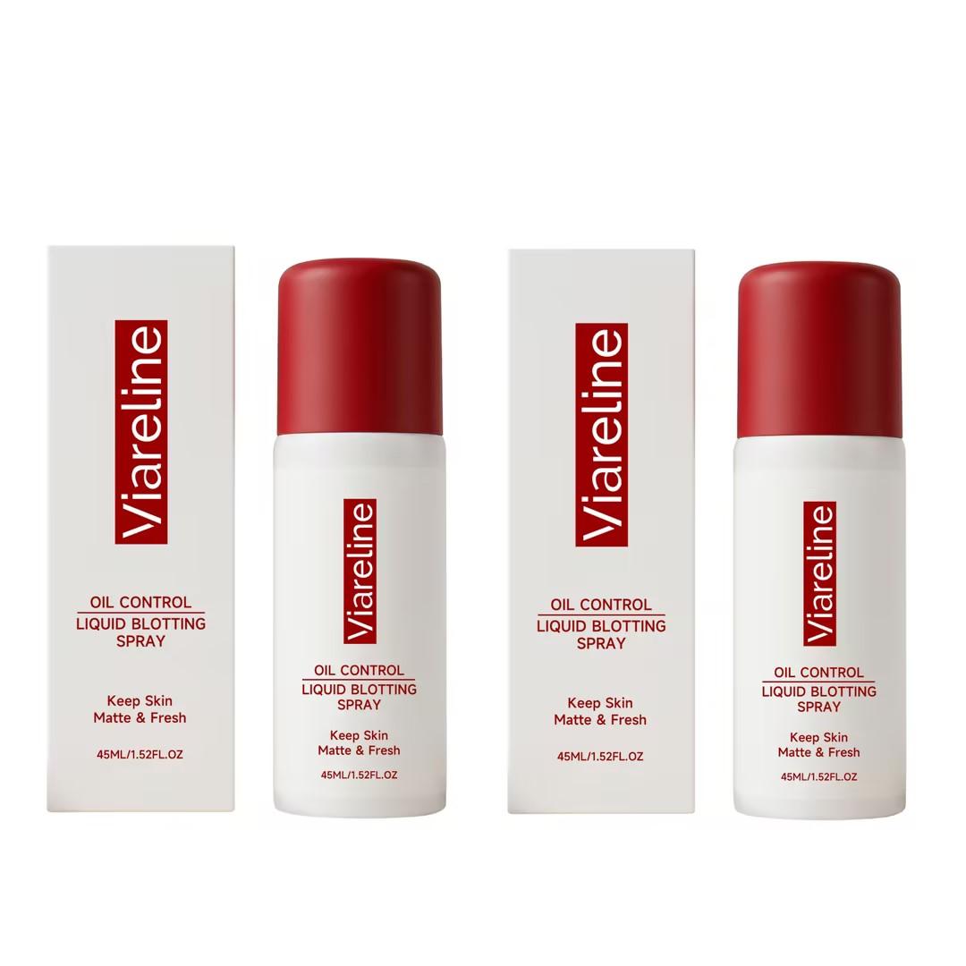 Spray Utrwalający Matujący Kontrolujący Sebum Matujący Błyszczenie Bibułka Zamykający Uszczelniacz Nielepki Wykończenie Makijażu Długotrwały Fixer do Twarzy 2pcs