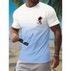 Fashion 3D Print Men Short Sleeve Round Neck T-Shirt Plus Size Tee Summer Casual Tshirts