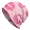 Pink Lipstick Kisses Autumn Spring Caps For Men Women Lip Print Beanies Ski Caps Soft Bonnet Hats Skullies & Beanies Hat