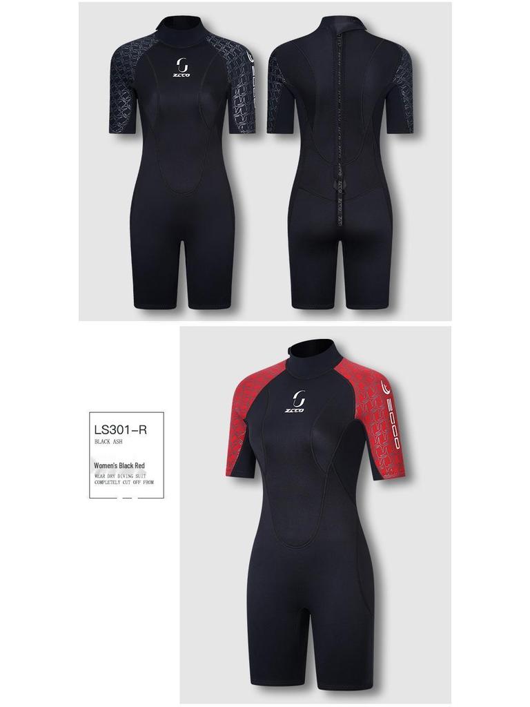 ZCCO 3mm Unisex Short Sleeve Wetsuit - Warm Diving, Surfing, Cold Protection
