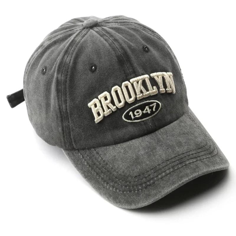 Retro Baseball Cap for Women Men Washed Cotton Dad Embroidered Hat Four Seasons Casual Snapback Hat Summer Sun Cap Unisex Gorras
