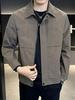 Men's Lapel Coat - Spring/Autumn 2025 Trendy Casual Lightweight Jacket