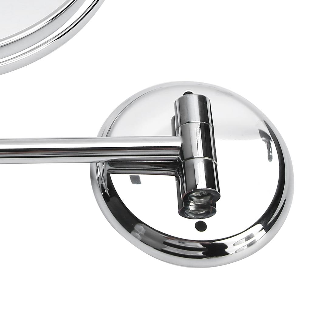 Wall Mounted Makeup Mirror Bathroom Stylish Electroplating Cosmetic Mirror Accessory