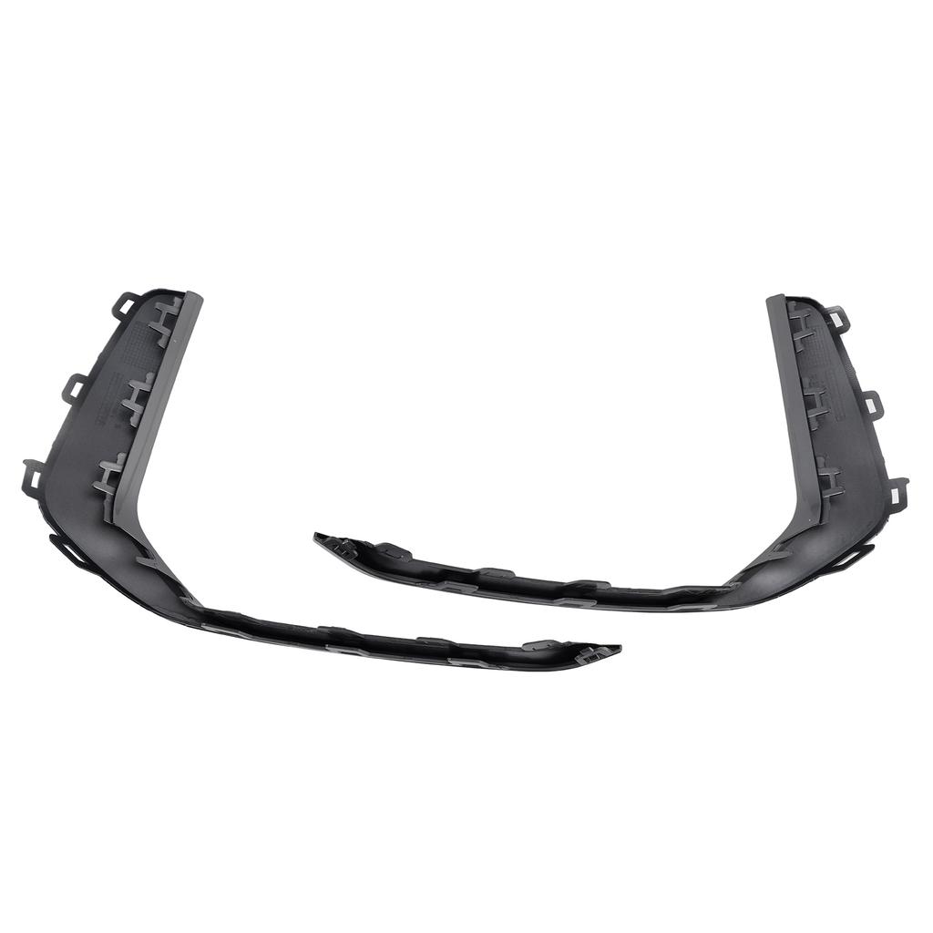 2PCS Front Fog Light Lamp Trim Fit A6 C8 S-Line S6 2019-2023 Gray