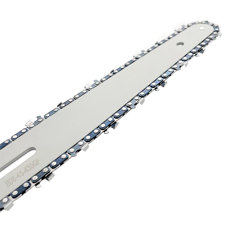 Garden Tool Parts Accessories 8'' Guide Bar and 1/4" 45Links Chain for Lithium Electric Saw