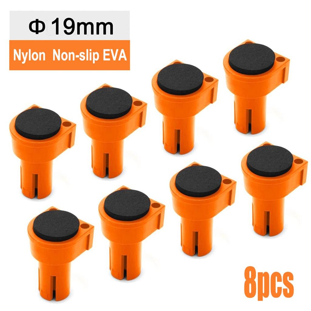 2025+ 8 PCS Workbench Peg Brake Stops Clamp 19mm Woodworking Table Limit Block Workbench Workshop Tools